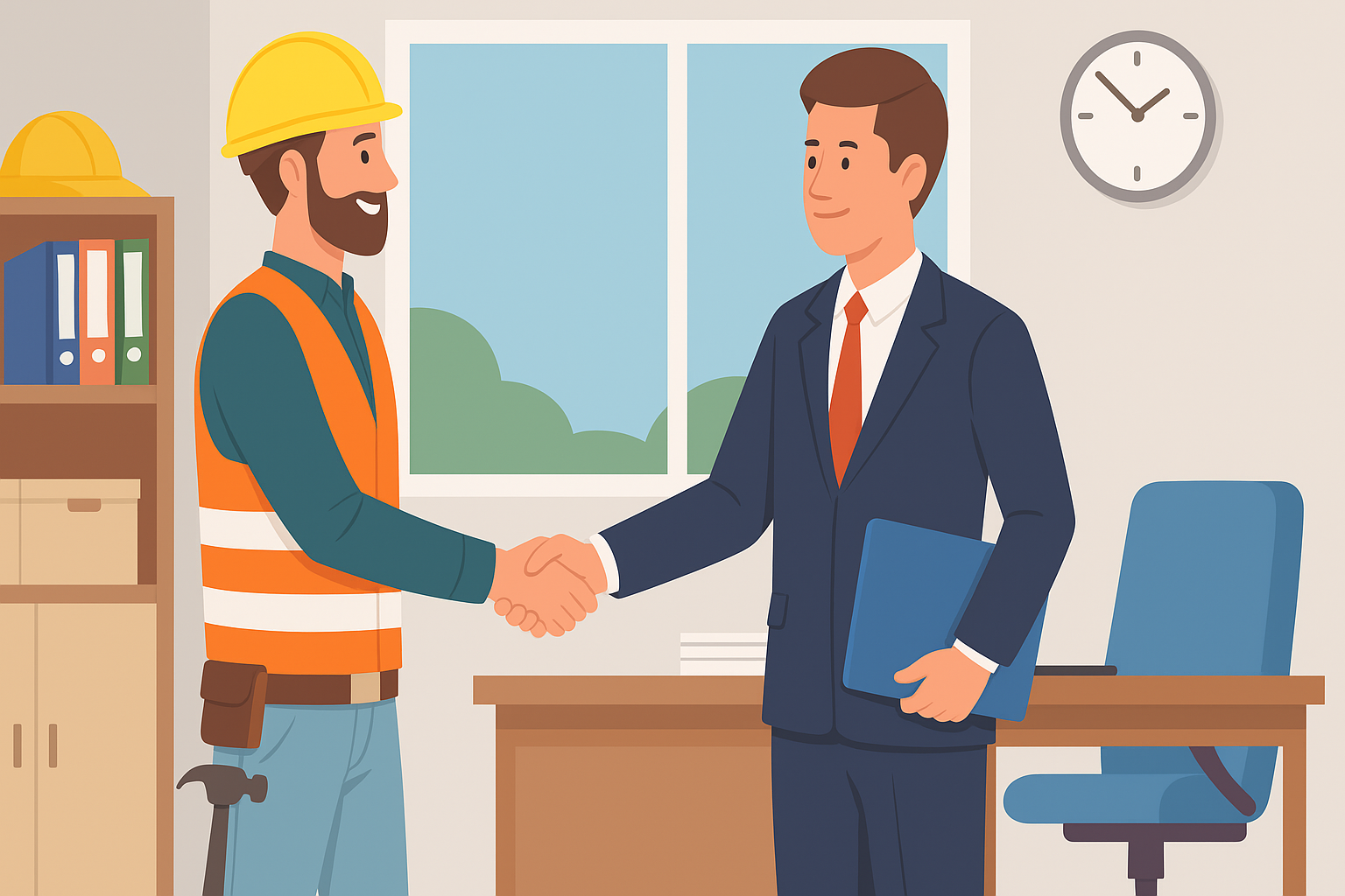 Contractor building a trusted relationship with a Birmingham CPA